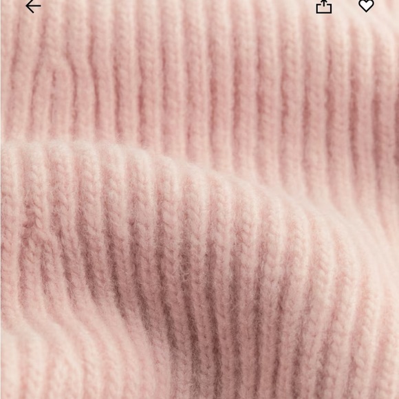 Light Pink Rib-Knit Sweater - Picture 4 of 4